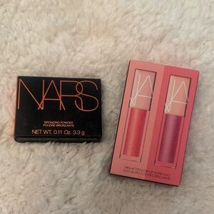 NARS Bundle - Laguna Bronzing Powder + Orgasm / Unbroken Lip Shine Duo